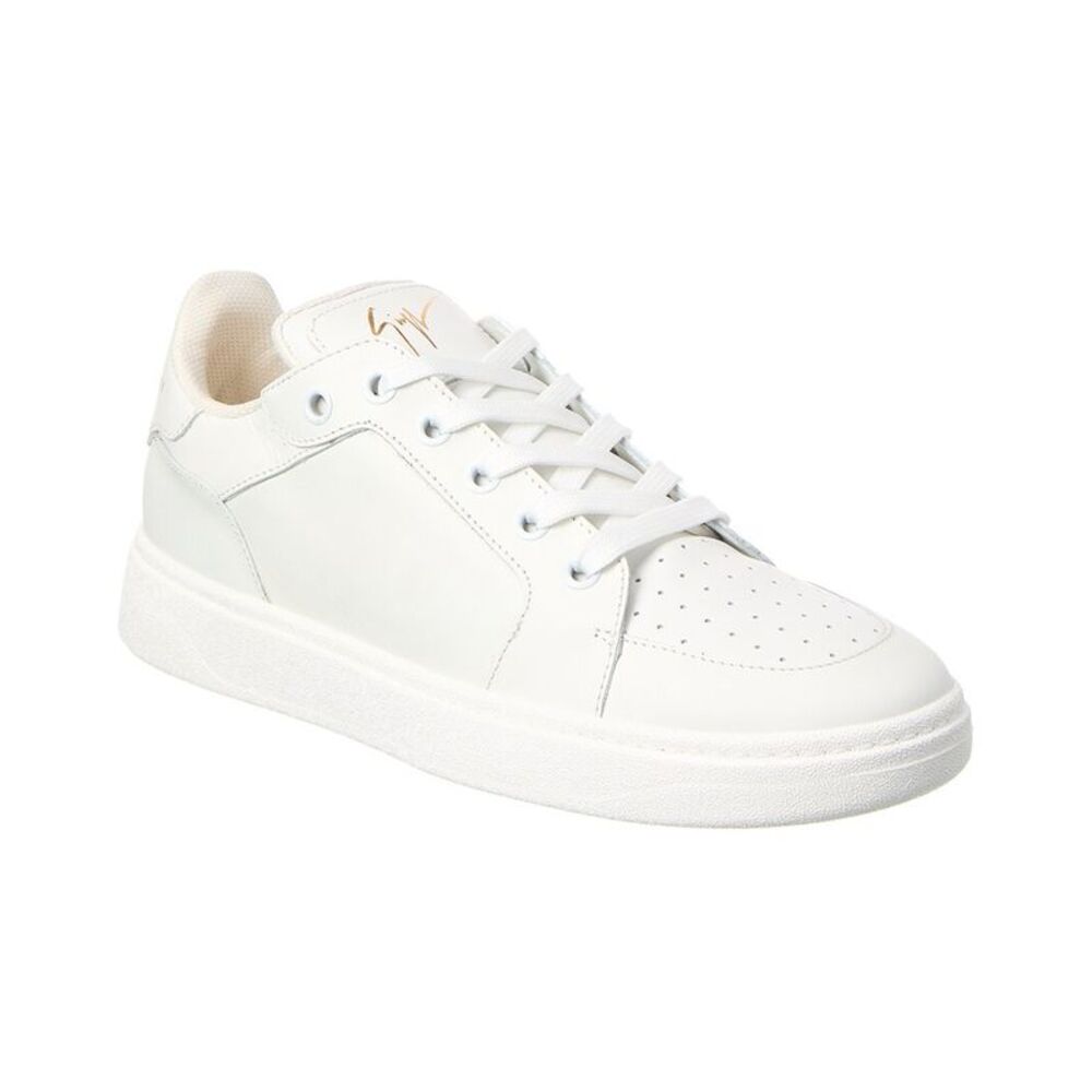 Giuseppe Zanotti Gz/94 Leather Sneaker, White